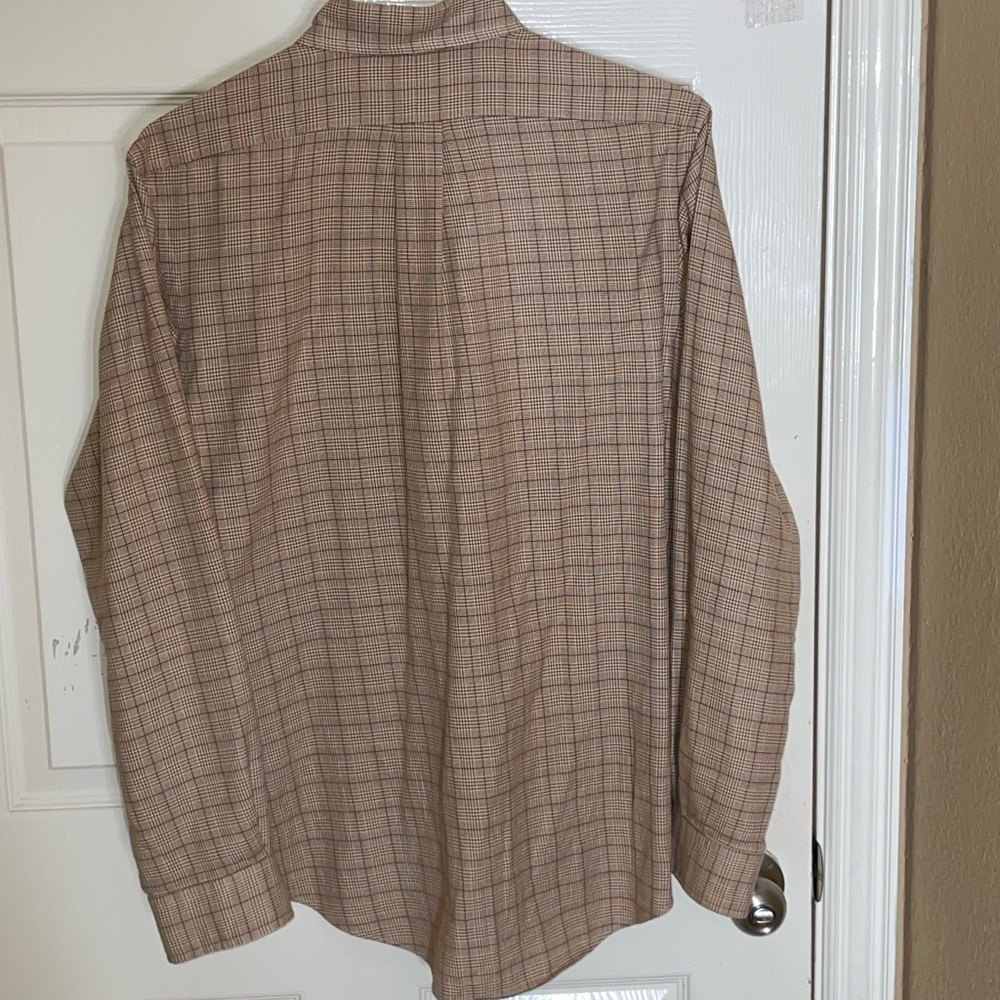 VTG Ralph Lauren Men's Custom Fit Twill Button Down Shirt Plaid Size M​​​​​ - Picture 8 of 10